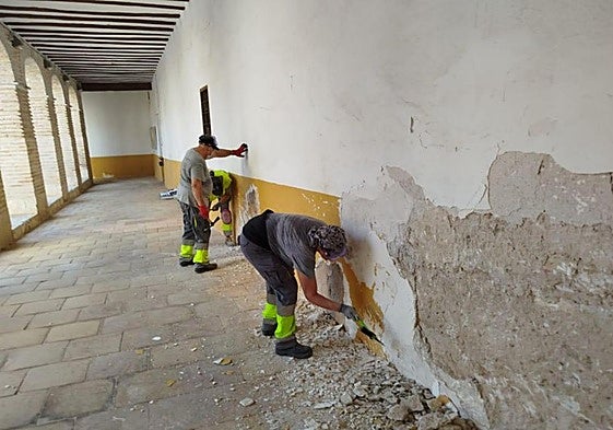 Labores de mejora en el santuario