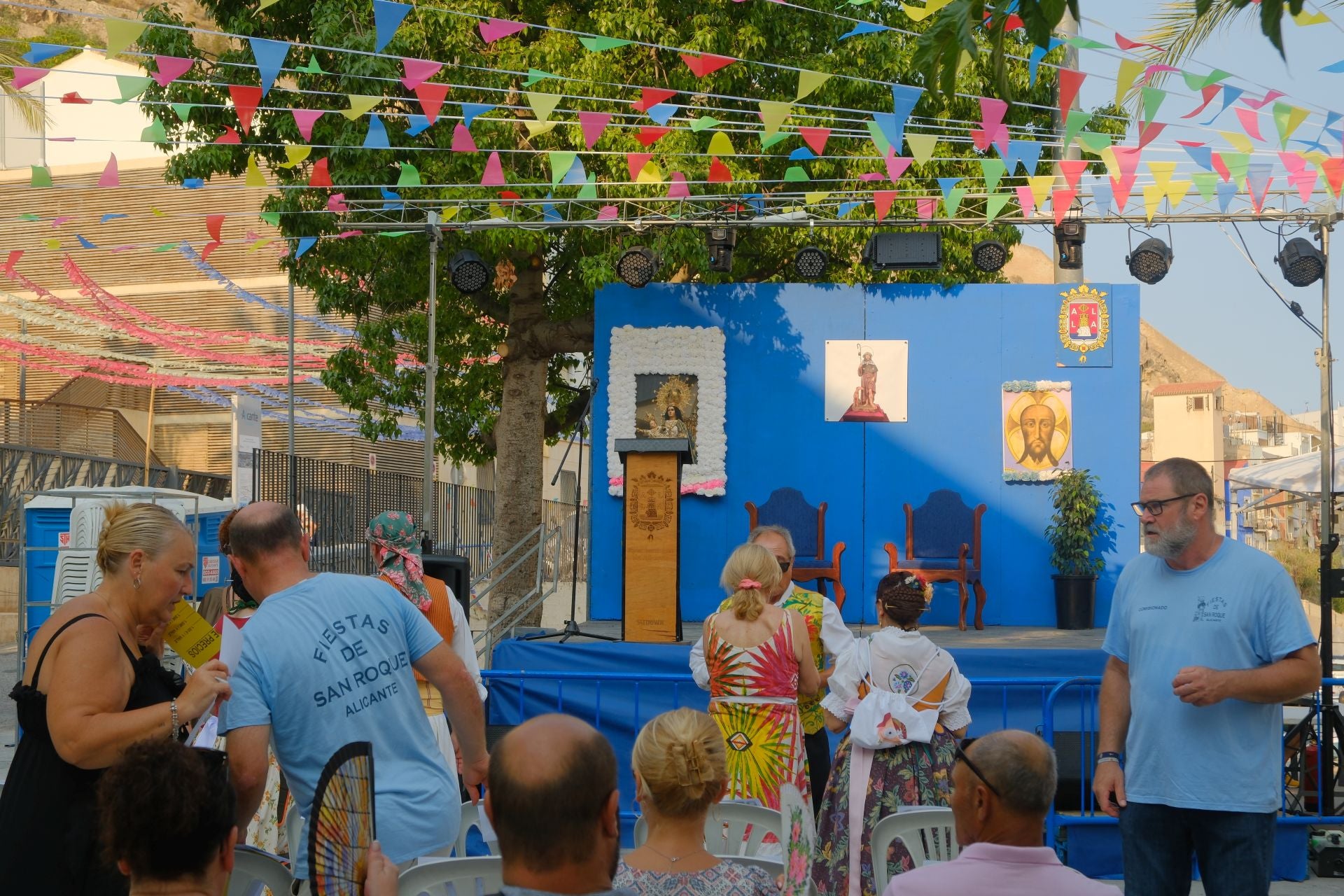San Roque celebra sus fiestas en honor al copatrón de Alicante