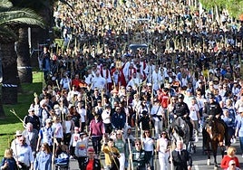 Celebración multitudinaria de la Santa Faz.