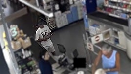 Imágenes de las cámaras del supermercado.