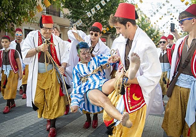 Acto del Moro Traidor durante las fiestas de 2024