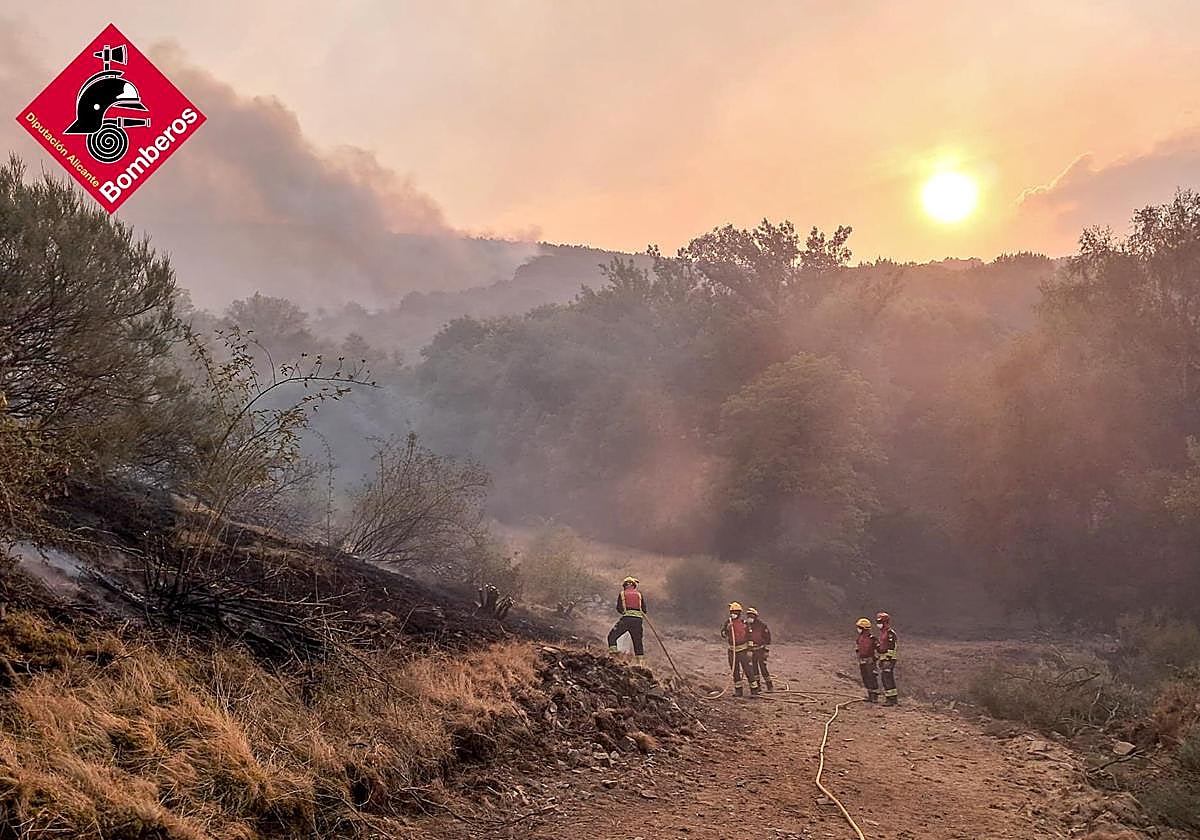 Los bomberos del consorcio en Castilla y León.