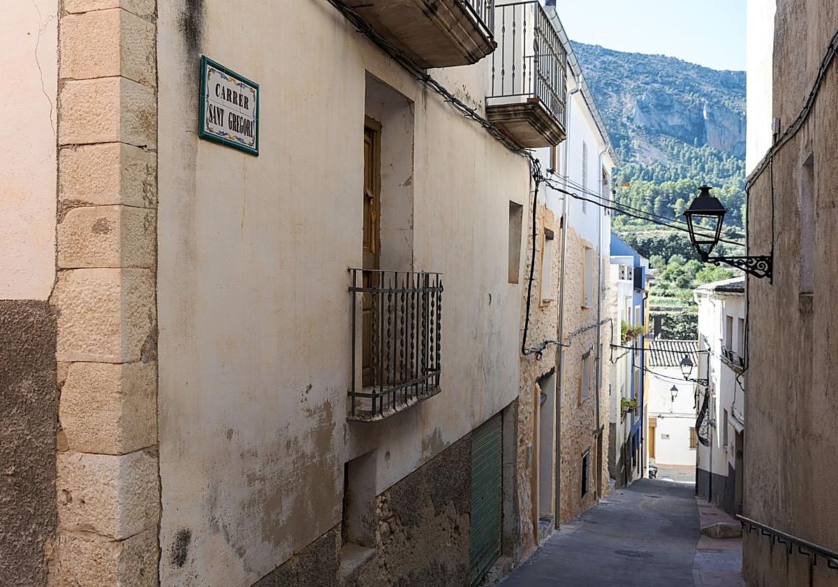 Quatretondeta, uno de los municipios alicantinos en riesgo de despoblación.