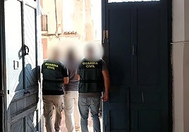 Momento de la detención.