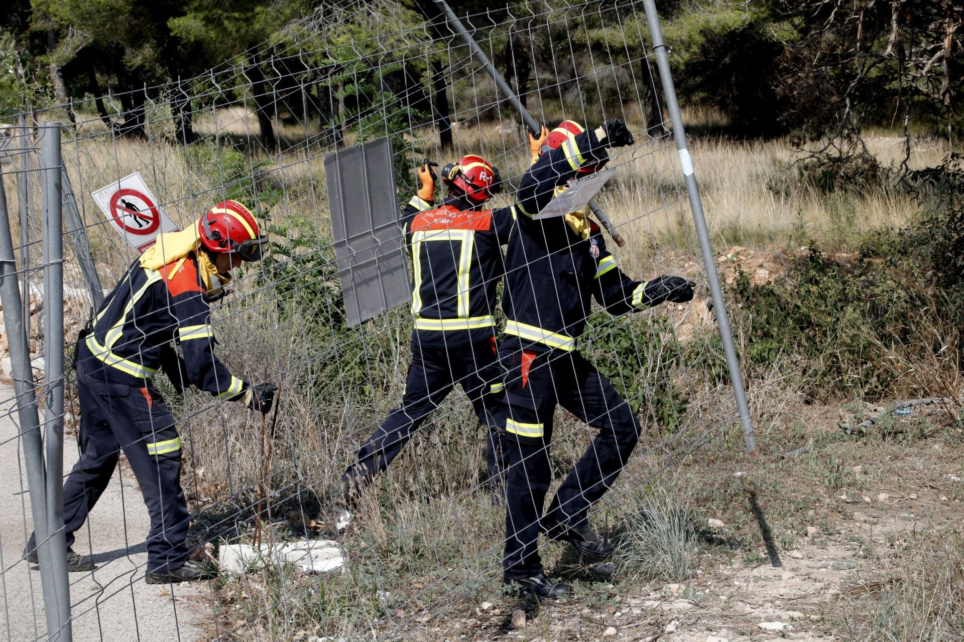 Xàbia se prepara para el fuego: simulacro de incendio en el municipio
