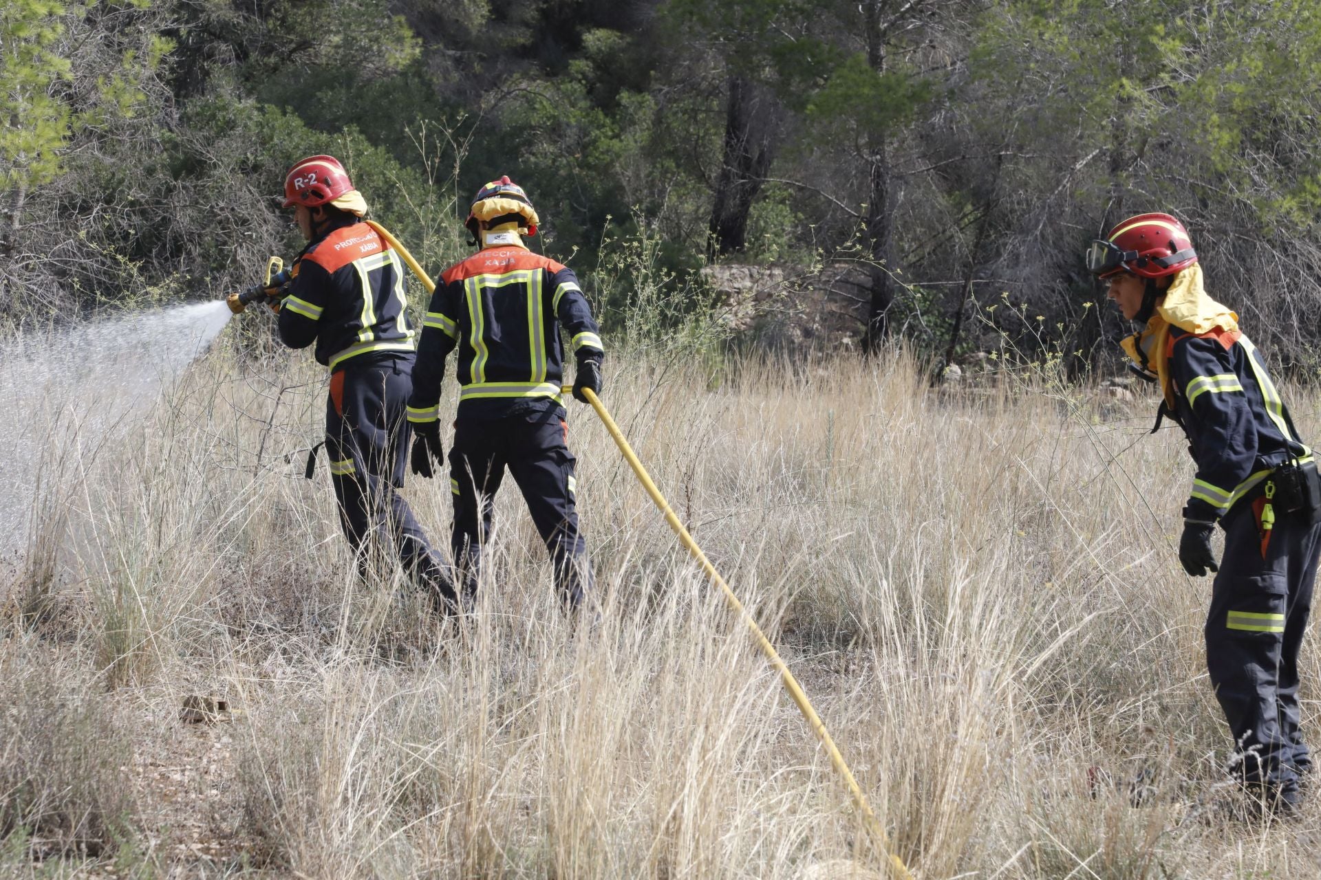 Xàbia se prepara para el fuego: simulacro de incendio en el municipio
