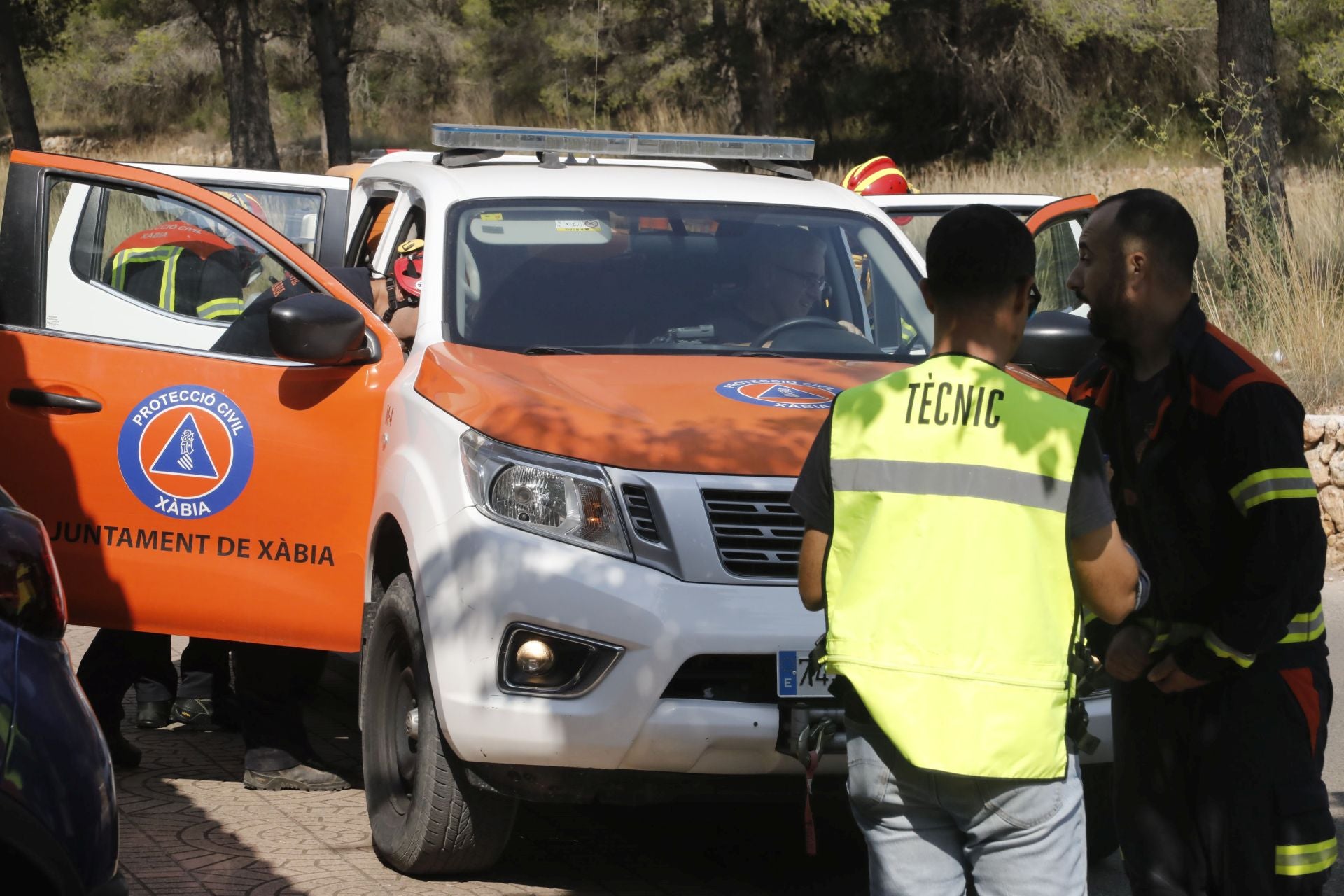 Xàbia se prepara para el fuego: simulacro de incendio en el municipio