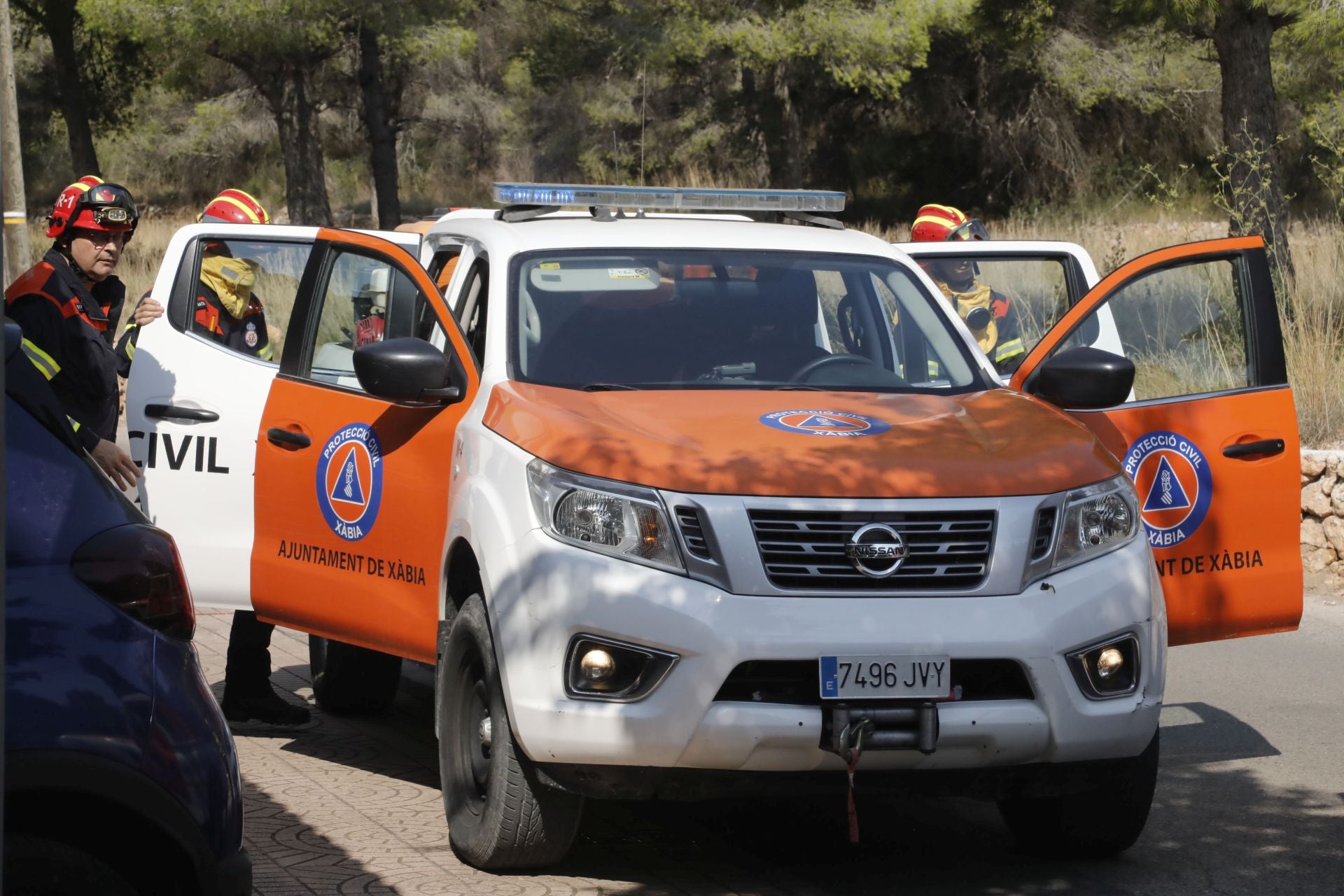 Xàbia se prepara para el fuego: simulacro de incendio en el municipio