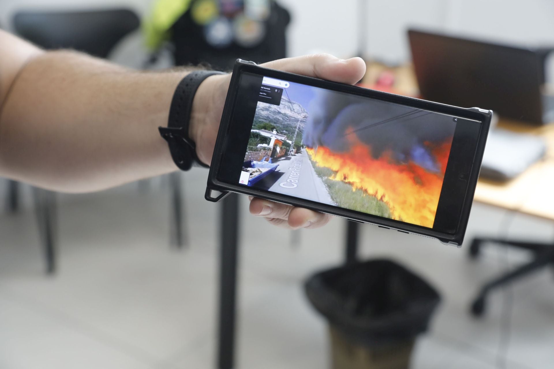 Xàbia se prepara para el fuego: simulacro de incendio en el municipio