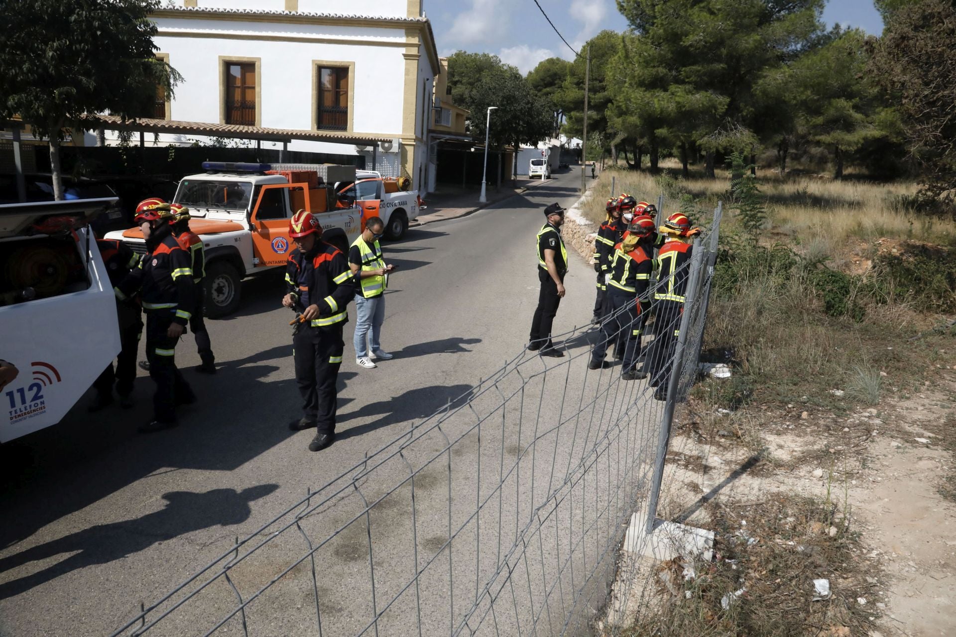 Xàbia se prepara para el fuego: simulacro de incendio en el municipio