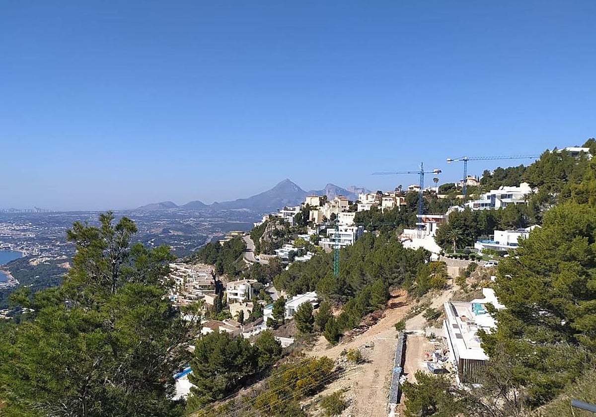 Imagen de archivo de parte de la urbanización Altea Hills