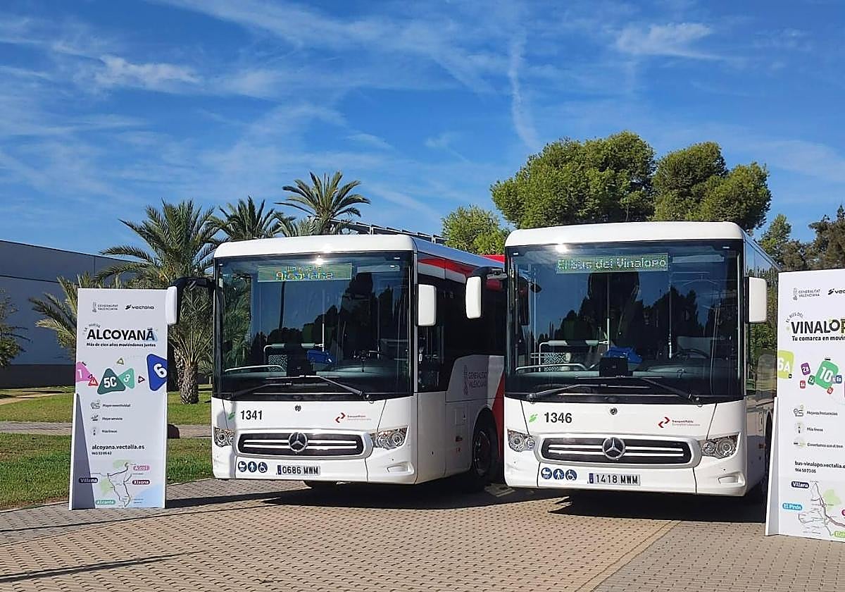 Nuevos autobuses interurbanos.
