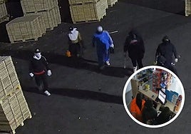 Encapuchados detenidos/Asalto a una estación de servicio.