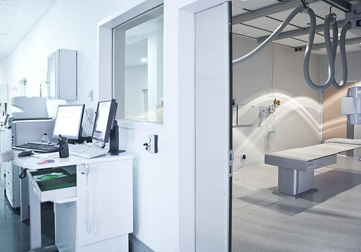 Instalaciones de radiología en el Hospital de Dénia.