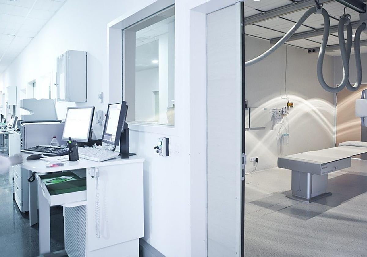La zona de Radiología del Hospital de Dénia.