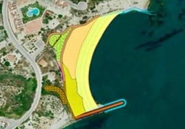 Proyecto de regeneración de Cala Baeza, que transformará la zona en una nueva playa urbana de El Campello.