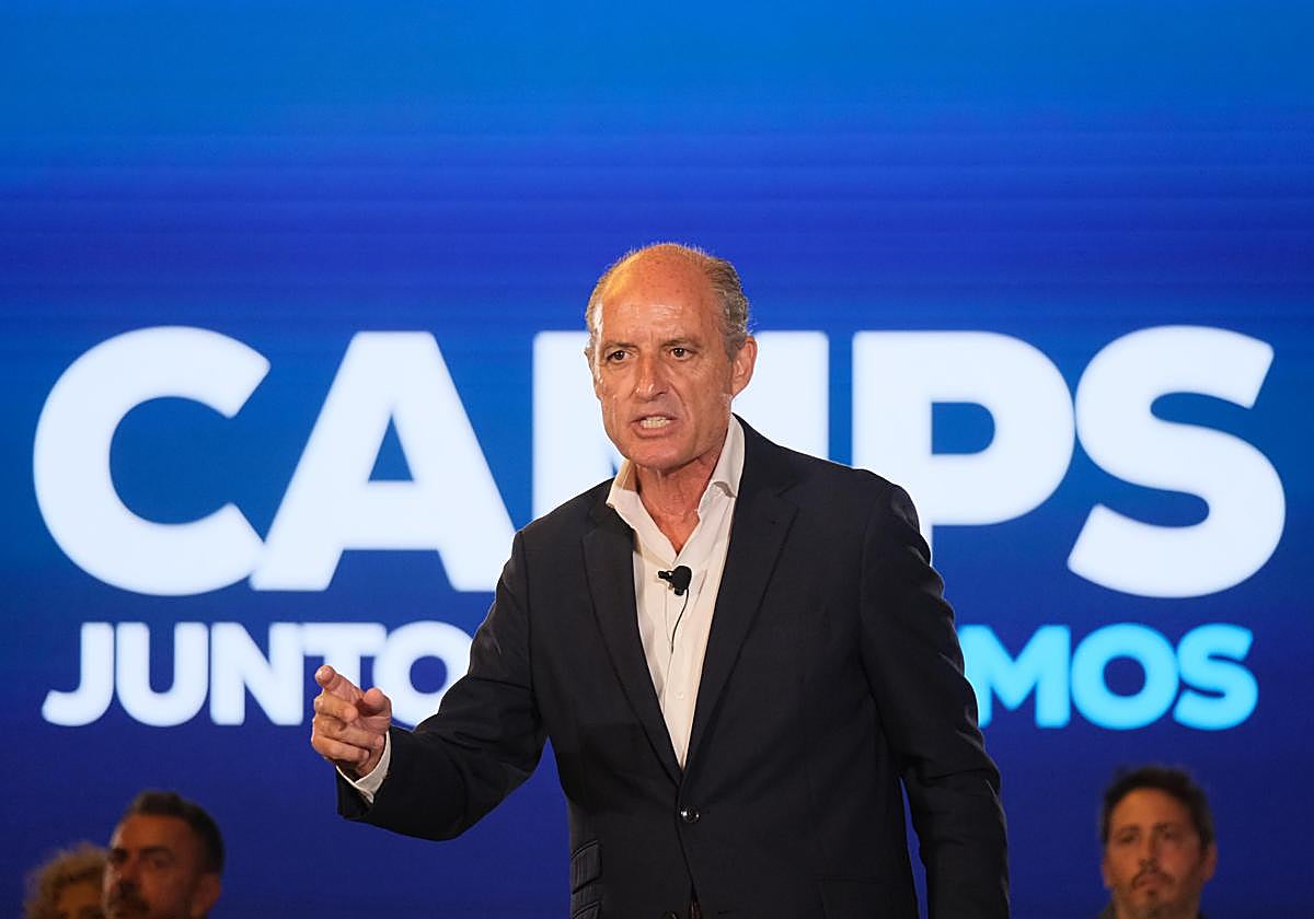 Francisco Camps, este viernes en Alicante.