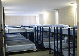 Literas dispuestas en el Centro de Educación Ambiental de Tabarca.