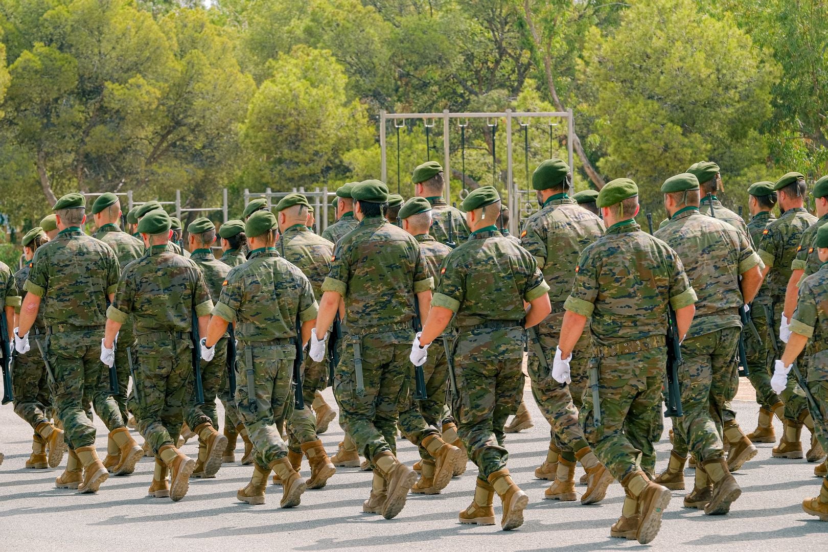 La toma de mando del nuevo líder del MOE, en imágenes