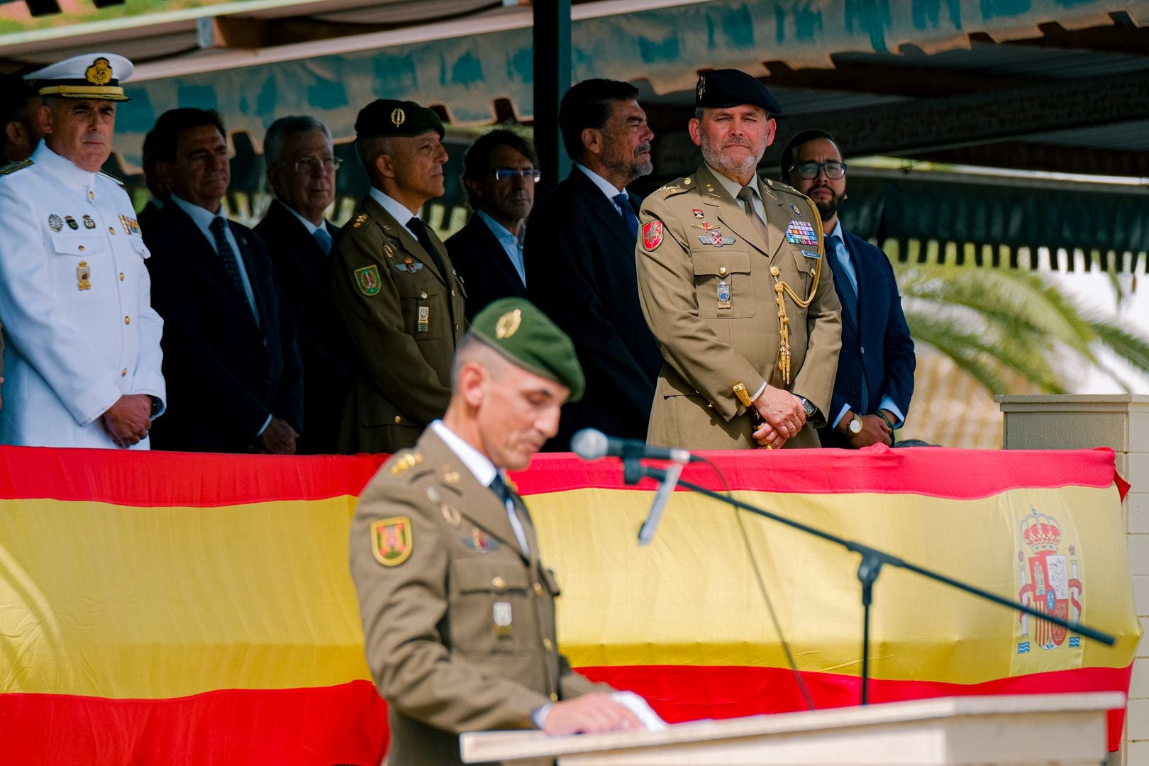 La toma de mando del nuevo líder del MOE, en imágenes