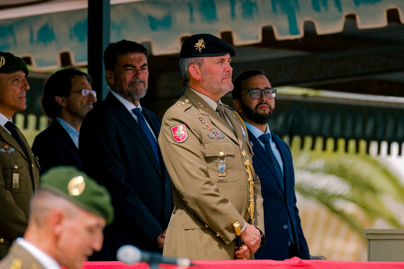 La toma de mando del nuevo líder del MOE, en imágenes