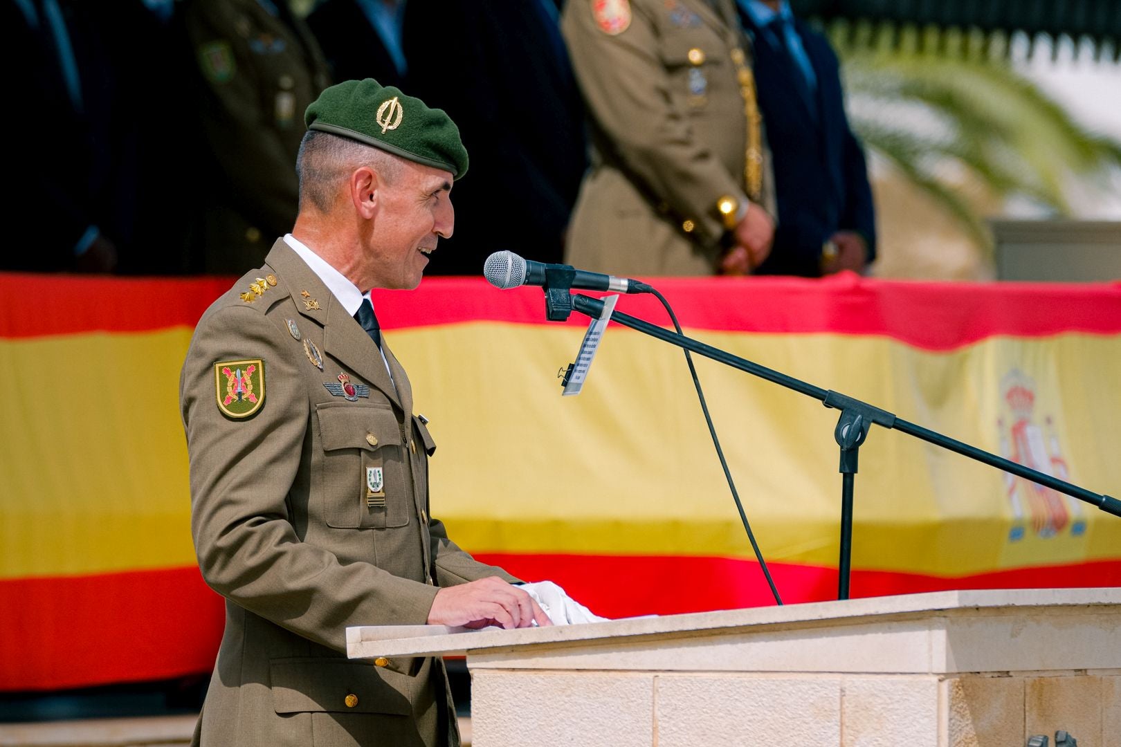 La toma de mando del nuevo líder del MOE, en imágenes