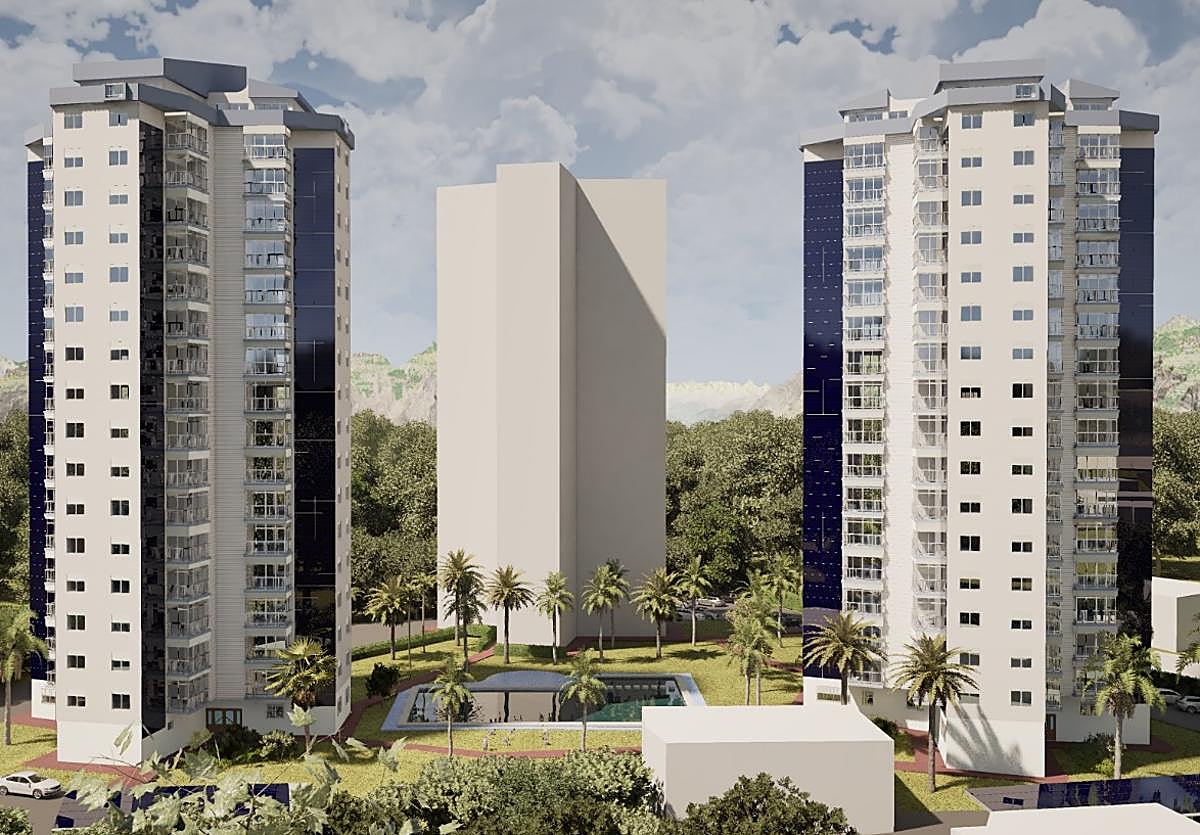 Los dos rascacielos de Benidorm que contarán con la nueva tecnología.