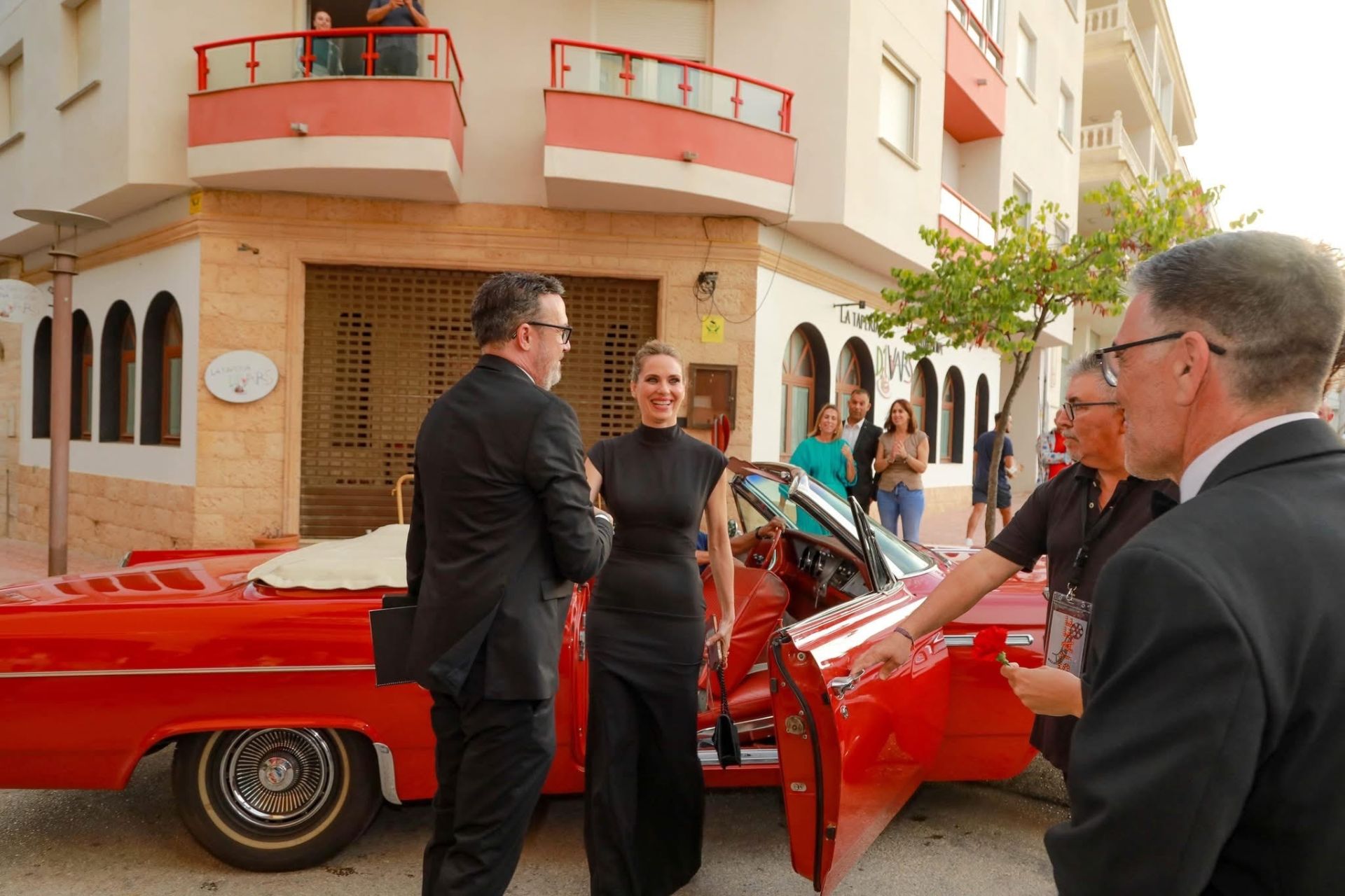 Vanessa Romero, a su llegada a la gala de clausura.