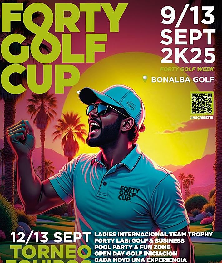 Imagen secundaria 2 - La FORTY Golf Cup combina deporte, formación y ocio en su segunda edición en Alicante.