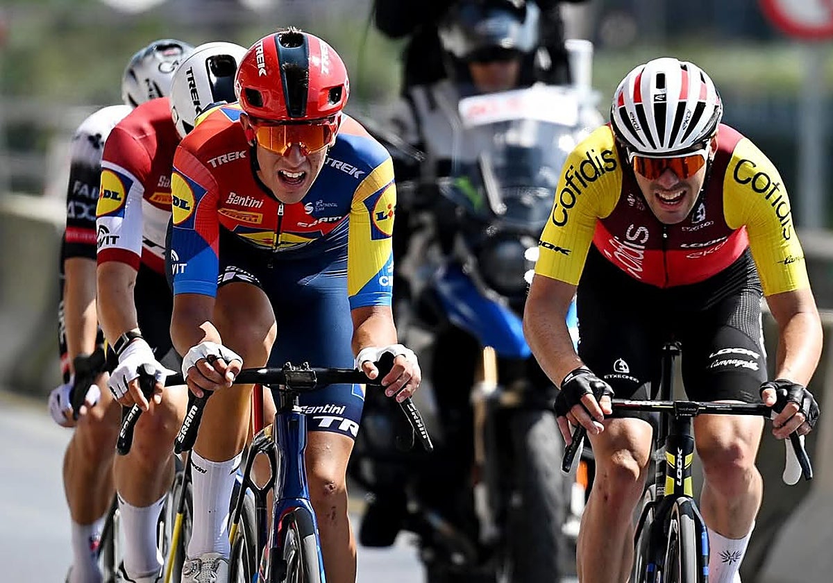 Héctor Álvarez en pleno esfuerzo