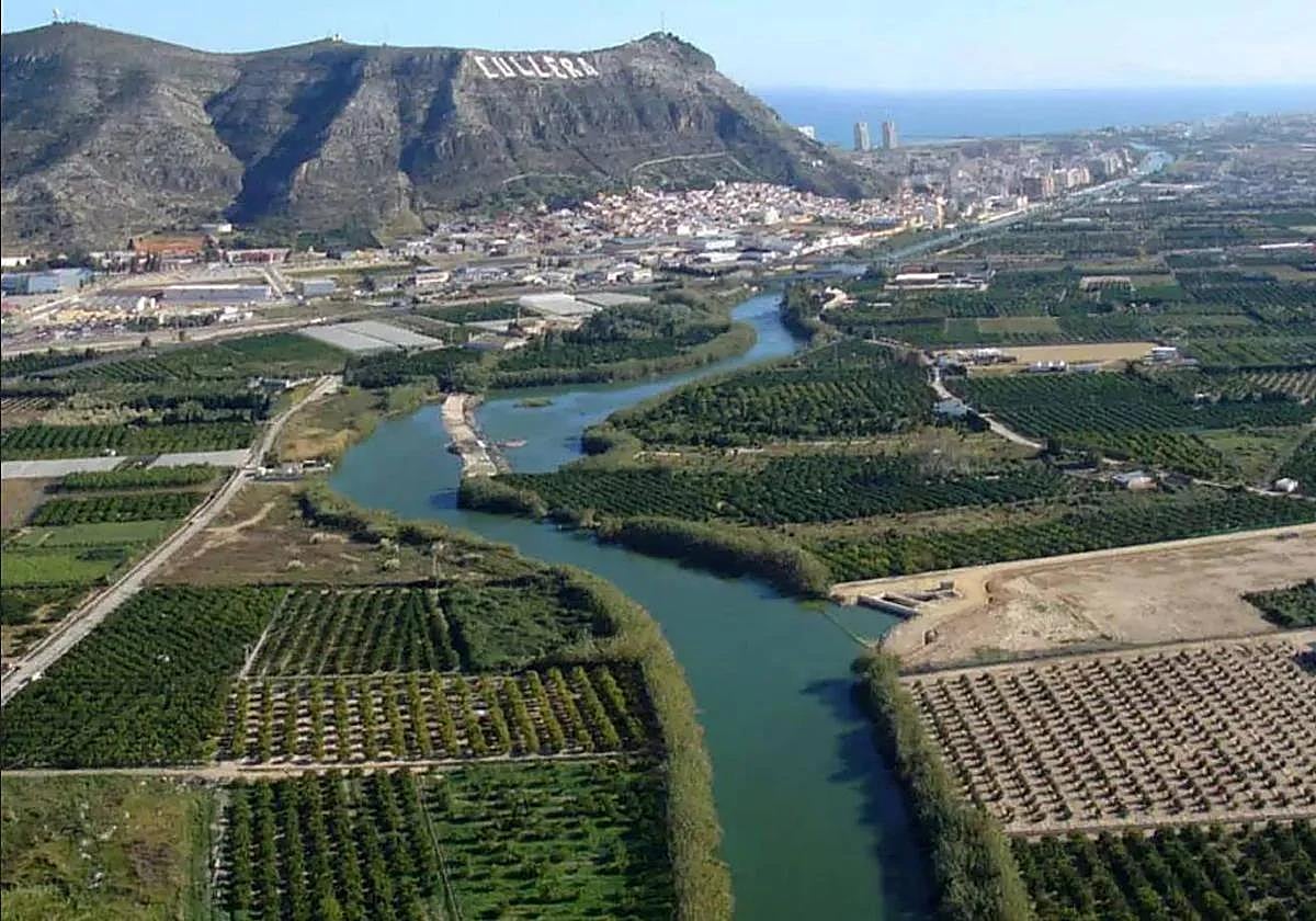 Azud de la Marquesa, de donde se extraerán los caudales para distribuirlos por el Vinalopó.