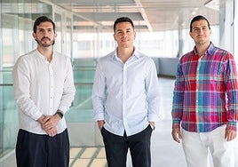 Guillermo Megías, Iván Navalón y Pablo Garzo, fundadores de Hydros Power.