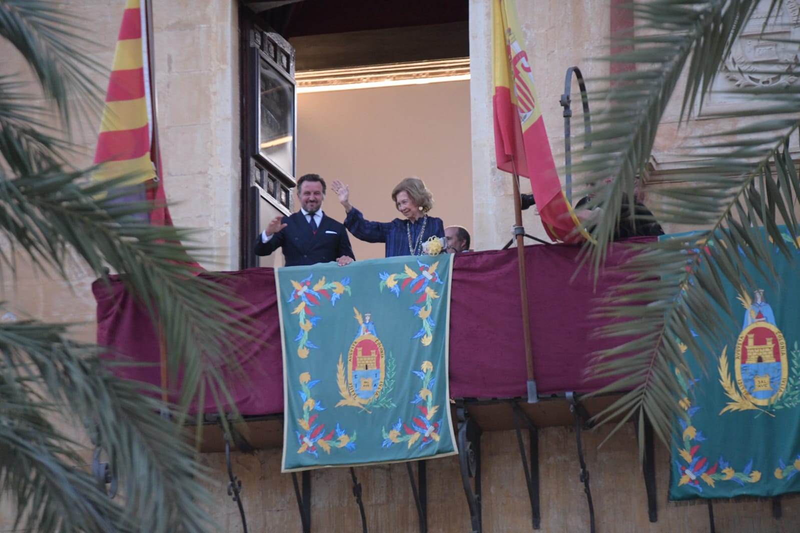 Una protesta propalestina intenta boicotear la visita de la Reina Sofía a Elche