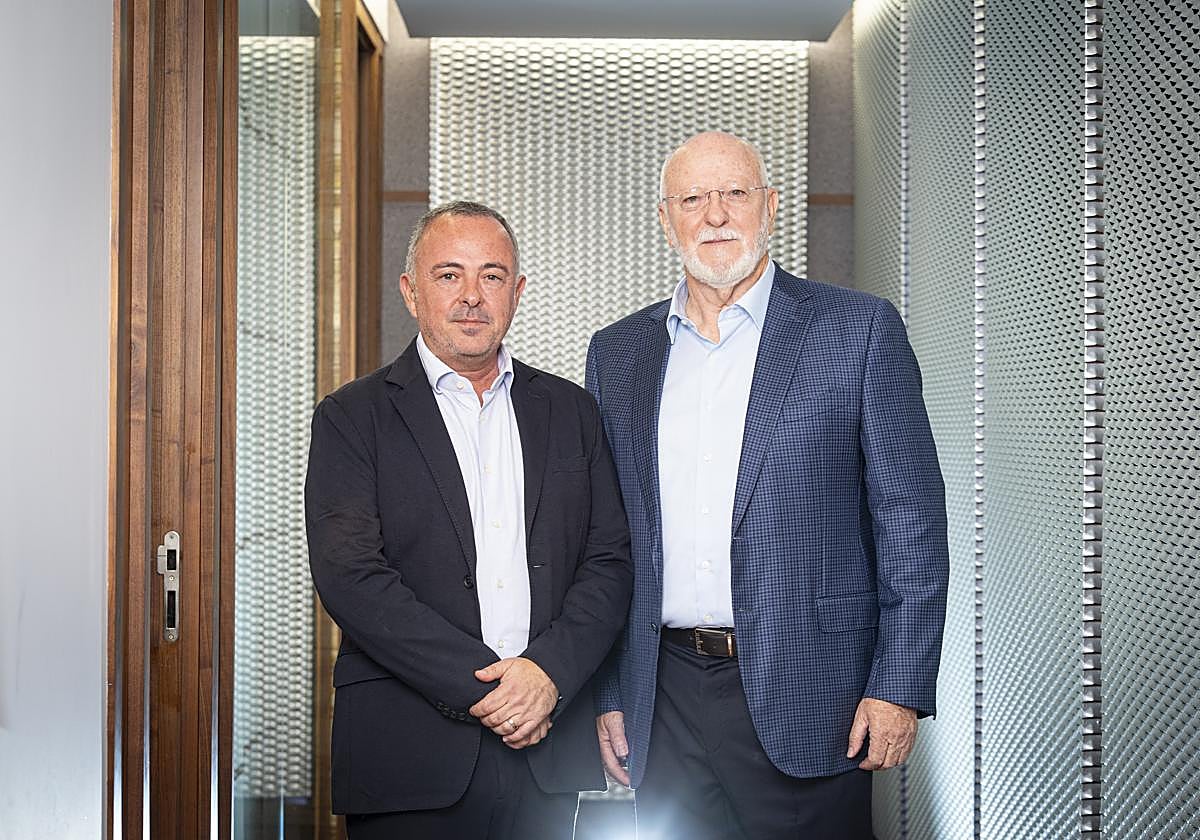 Joaquín Pérez Martínez y Juan Ramón Pérez Vázquez, del Grupo Soledad.