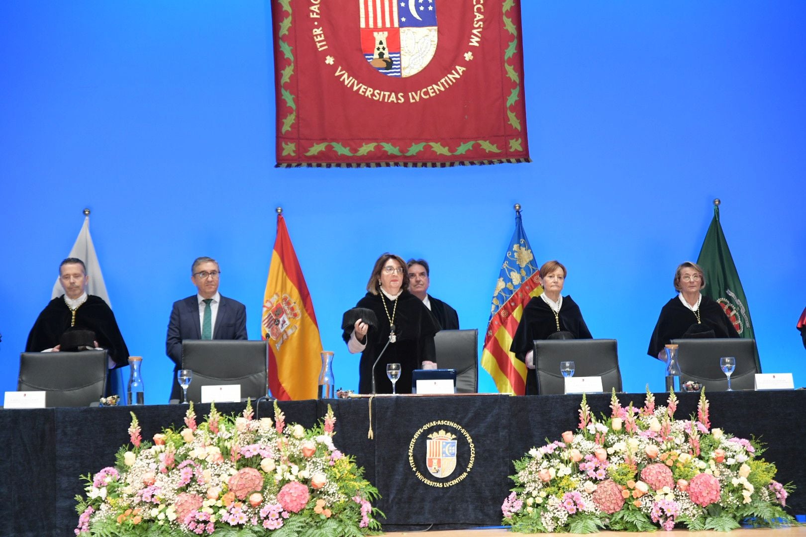 La apertura de curso en la Universidad de Alicante, foto a foto