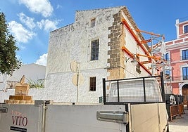 Obras en la Casa Candelaria o Casa dels Xolbi.