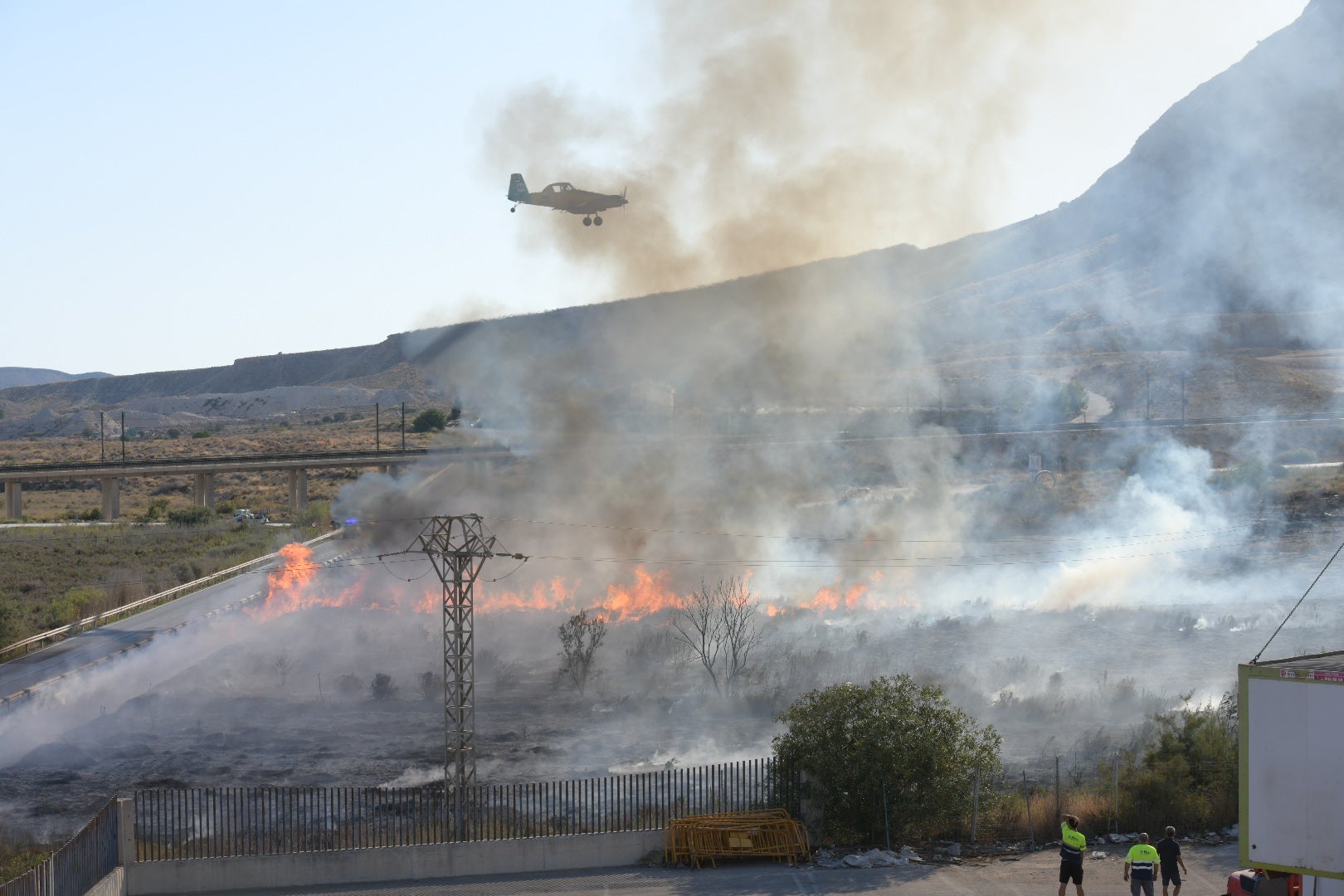 El incendio forestal de Alicante, en imágenes