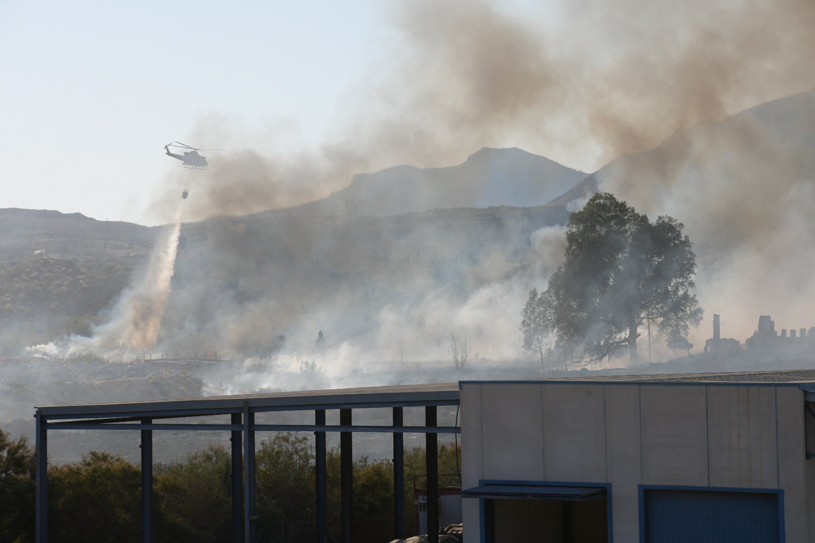 El incendio forestal de Alicante, en imágenes