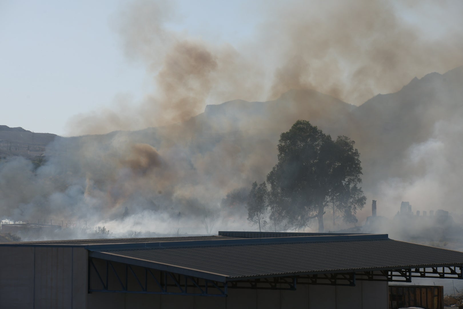 El incendio forestal de Alicante, en imágenes