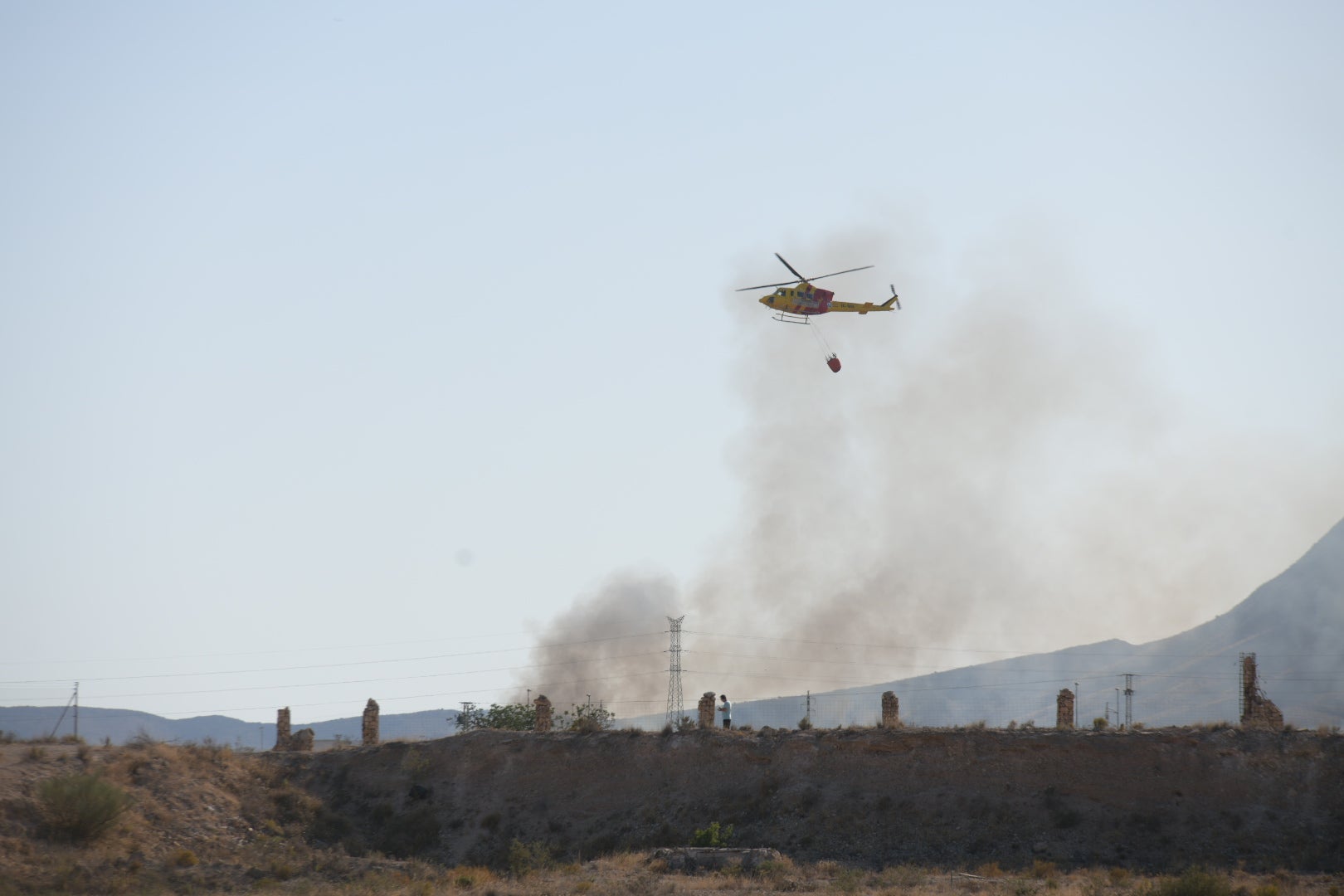 El incendio forestal de Alicante, en imágenes