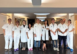 Equipo de neurólogos del Hospital de Dénia.
