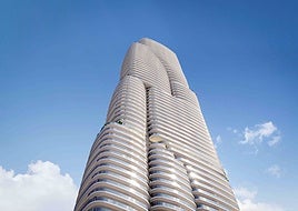 Render del futuro edificio TM Tower, en Benidorm.