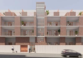 Futuras viviendas de la calle Ceuta de Alicante.