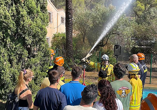Aspersor contra incendios.