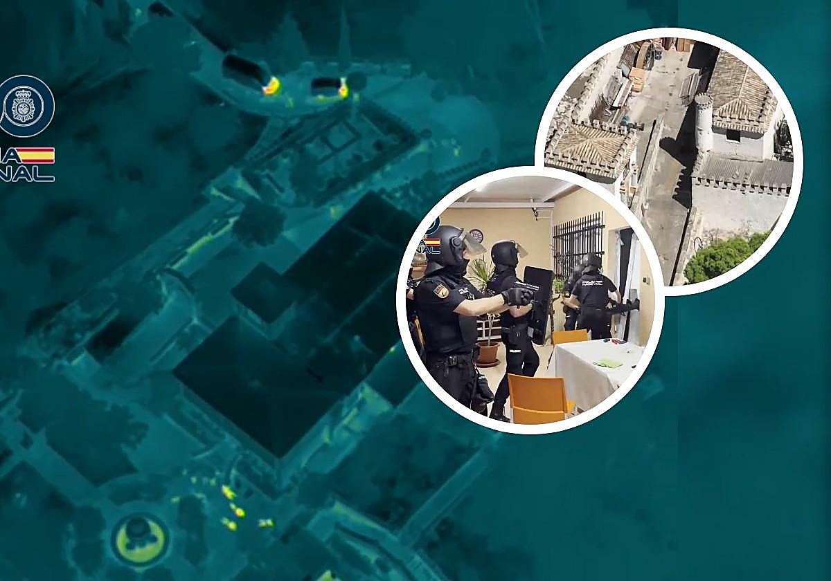 Imagen principal - El castillo del cártel de los Balcanes: los GEO asaltan la fortaleza de la marihuana en el Levante