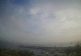 Amanecer del domingo en la isla de Tabarca.