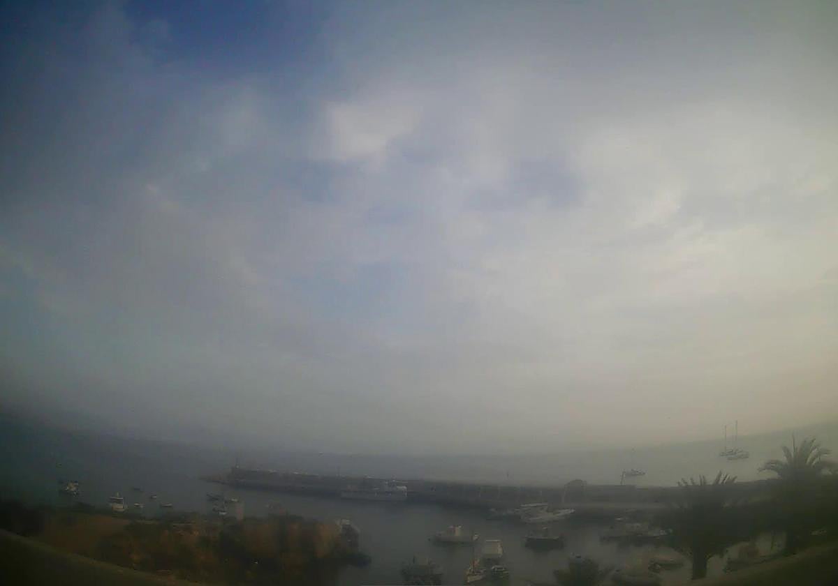 Amanecer del domingo en la isla de Tabarca.