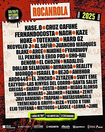 Cartel del festival para esta edición de 2025.