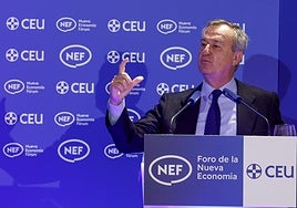 González Bueno, en el Foro de la Nueva Economía, el pasado viernes 19.
