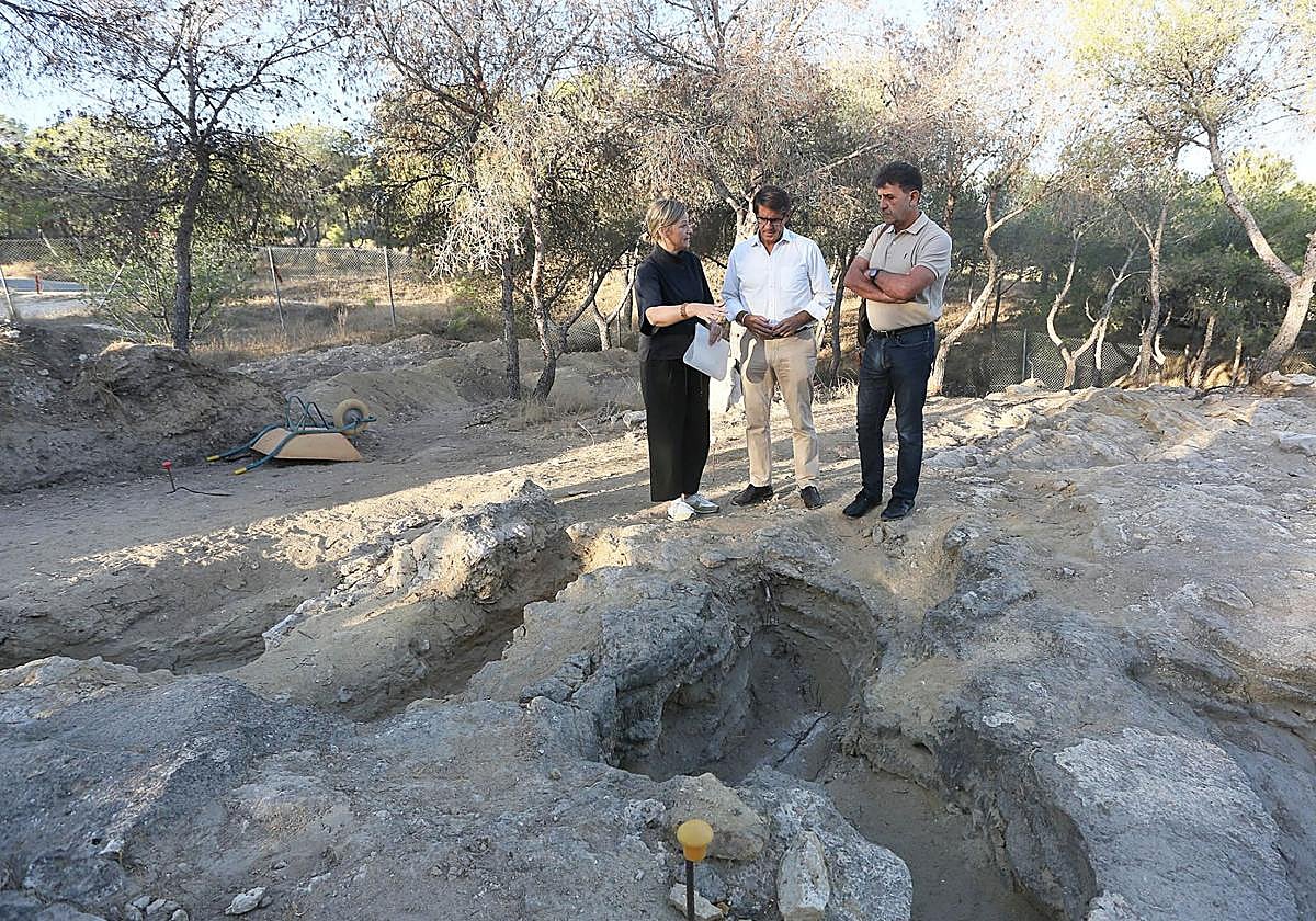 Visita al yacimiento de Rojales.